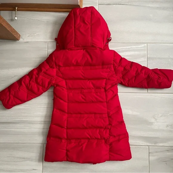 Red Down Parka Puffer - Picture 2 of 11